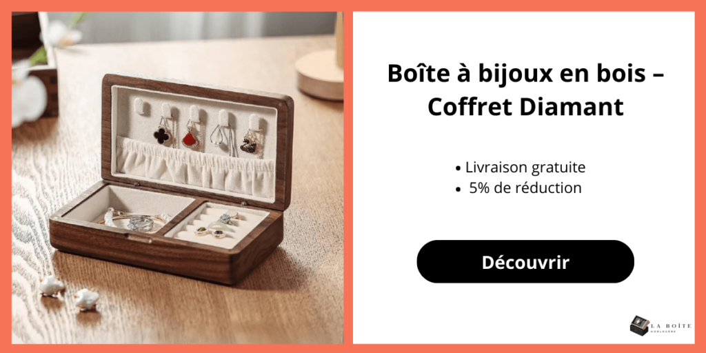 Bannière Boîte à bijoux en bois – Coffret Diamant