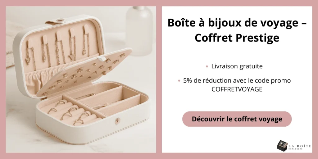 Bannière coffret voyage - Boite bijoux