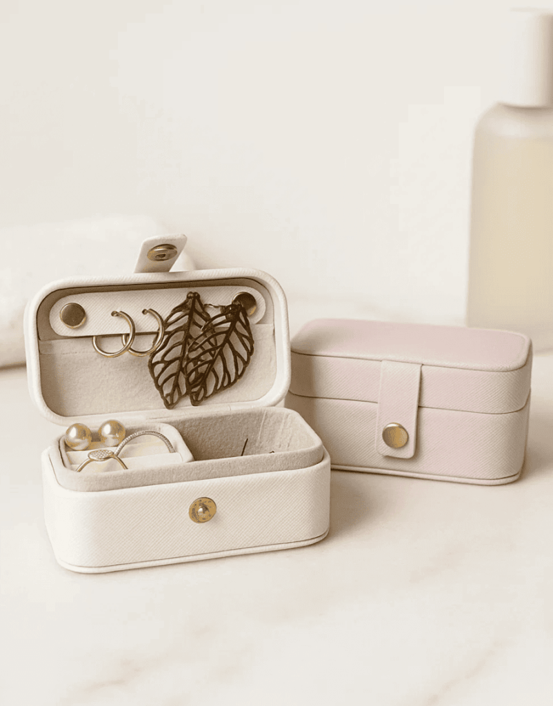 Mele & Co. Trinity Boîte à bijoux Noyer