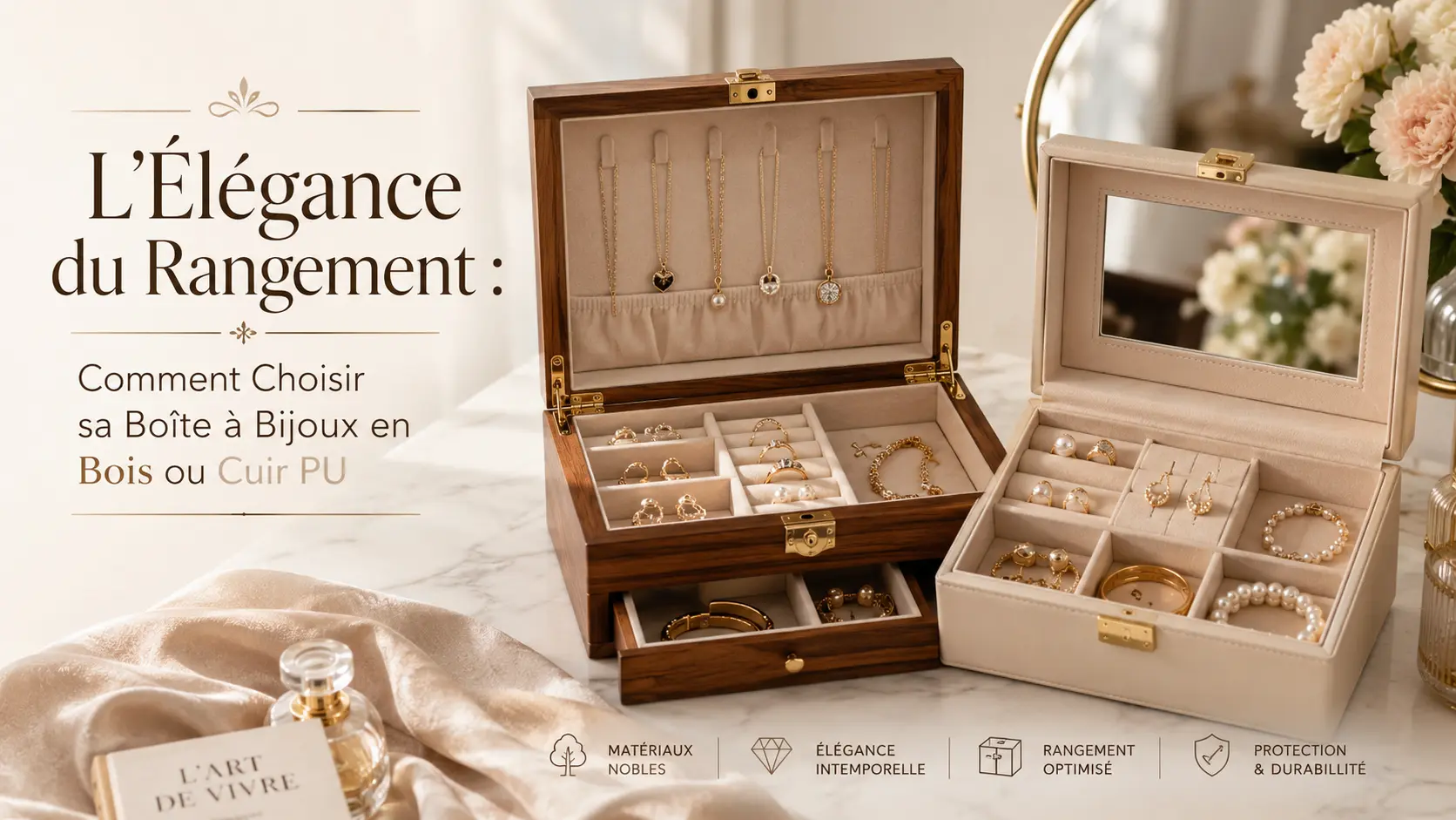 Les Atouts d'une Boîte à Bijoux en Bois : Élégance et Durabilité - La Boîte Horlogère