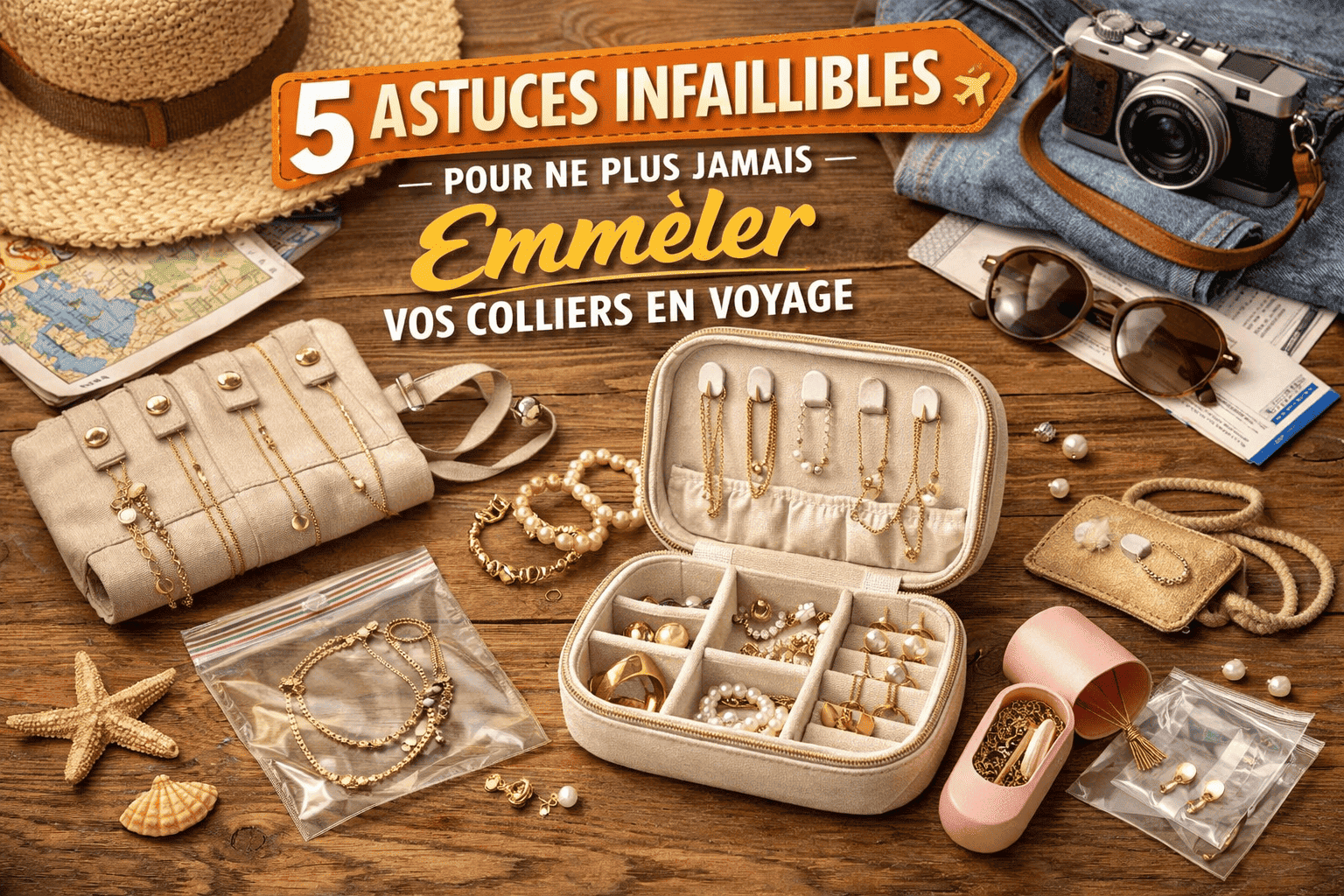 5 astuces infaillibles pour ne plus jamais emmêler vos colliers en voyage