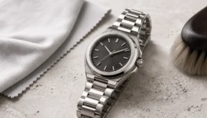 Entretien d’un bracelet acier de montre : la méthode sans rayures - La Boîte Horlogère